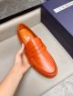 J.M.WESTON Man Orange Calfskin Business Leather Shoes 042858 (7)_th.jpg